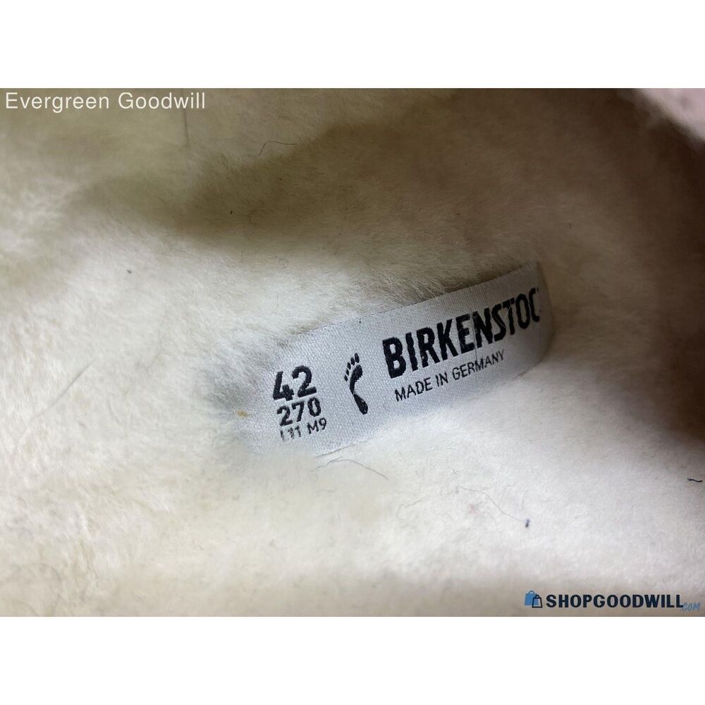 Birkenstock Zermatt Shearling Slippers Soft Pink Wool Women's 11 Men's 9 L11 M9 - Picture 5 of 9